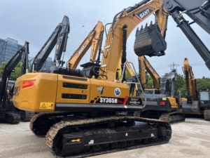 รถขุดมือสองรุ่น SY365H Pro ที่ได้รับการบำรุงรักษาอย่างดี  ซีรีส์ 365 รุ่น SY375H รถขุดตีนตะขาบมือสอง ประหยัดน้ำมัน - Product Image 4