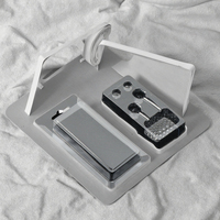 Plateau intérieur recyclable de boîte de boursouflure d'écouteur de PVC PET avec la carte d'insertion et l'aspiration pour l'électronique pour l'emballage de téléphone portable