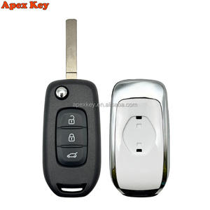 Carcasa de llave remota plegable con 3 botones VA2 para Renault Megane 3, Dacia Duster, Kadjar, Captur, Symbol, FCC ID: CWTWB1G767 - Product Image 1