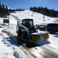 Kompaktlader-Schneepflug-Anbaugerät zur Straßenräumung mit Korrosionsbeständiger Oberfläche für Globale Händler