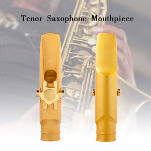 NAOMI Bocchino per Sassofono Tenore Sib Placcato Oro con Tappo e Legatura 5.6.7.8.9.10, Camera Media, Baffle Dritto per <span class=keywords><strong>Musica</strong></span> <span class=keywords><strong>Jazz</strong></span> - Product Image 5