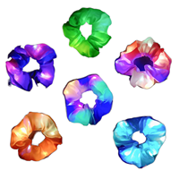 Scrunchies LED, accessoires néon, 3 modes d'éclairage, bandeaux lumineux pour filles et femmes, bandeaux lumineux pour festivals, Noël, attaches de cheveux clignotantes