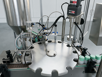 Machine de remplissage automatique rotative pour bouteilles, pour crèmes cosmétiques et lotions à haute viscosité