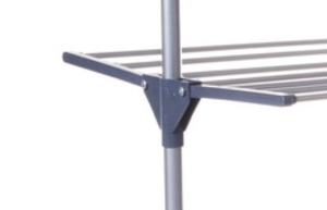 <span class=keywords><strong>Séchoir</strong></span> <span class=keywords><strong>à</strong></span> <span class=keywords><strong>linge</strong></span> pliable et <span class=keywords><strong>sur</strong></span> pied personnalisé avec <span class=keywords><strong>roulettes</strong></span> pour salle de bain et balcon ISC-M6032 - Product Image 4