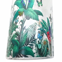 Bouteille en plastique transparente populaire de 400 ml en forme de cylindre avec distributeur à pompe pour savon liquide pour les mains