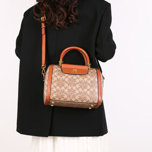 กระเป๋าสะพายไหล่ทรงหมอนลายเรขาคณิตสำหรับผู้หญิง วัสดุ PU ความจุเยอะ ดีไซน์หรูหรา ปิดด้วยซิป ซับในโพลีเอสเตอร์ รุ่น 596-1 - Product Image 6