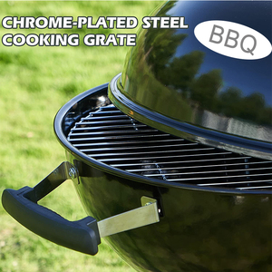 Barbecue au <span class=keywords><strong>charbon</strong></span> <span class=keywords><strong>de</strong></span> <span class=keywords><strong>bois</strong></span> pliable portable <span class=keywords><strong>de</strong></span> style coréen moderne avec chariot, en acier émaillé, sécurité des flammes, pour usage domestique et jardin - Product Image 6