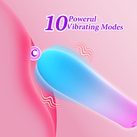 Vibrateur baguette de 7 pouces avec aspiration magnétique, design dégradé de couleur, étanche IPX5, bruit de 50 dB, jouet pour adultes pour femmes