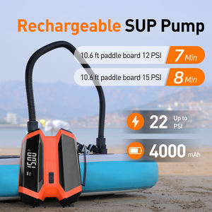 ギクルAP-889L 22PSI DC 12Vスタンドアップパドルボードエアポンプ取り外し可能な充電式バッテリー付きボート用電動SUPポンプ - Product Image 2