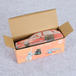 Juguete para Gatos Le Xuan, Rascador Plegable de Cartón Corrugado con Pelota - Product Image 2