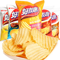 45g Honingboter Golvende Aardappelchips |   Knapperige geribbelde gepofte snack |   Aziatische exotische snacks groothandel