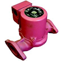 Bomba circuladora Grundfos de 3/4 HP, 230V, hierro fundido, roja, para sistemas de calefacción - Product Image 1