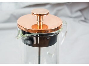 Vetro <span class=keywords><strong>Pyrex</strong></span> Stampa Francese Teiera Stampa Francese Logo Personalizzato Stampa Francese Caffè Pentola - Product Image 3