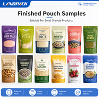 Horizontale koffiebonen bonen dierenvoer suiker rijst kant-en-klare ritssluitende staande pouch doypack verpakkingsverpakkingsmachines