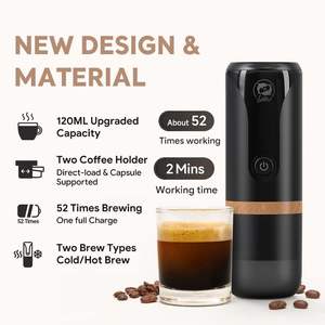 Haute Qualité 3 en 1 Capsule Cafetière One Touch Extraction Électrique <span class=keywords><strong>Espresso</strong></span> Machine En Plein Air Portable Voiture Kit NS Capsule - Product Image 3