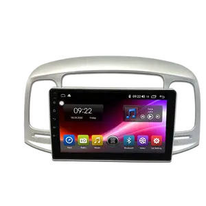 IYING Android 10 Car Radio Stereo 6+128G AM/FM Head Unit RDS Hy-undai Accent 3 2009-2012 Navigation Car dvd Multimedia Player