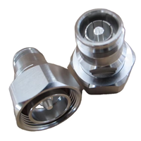 Adaptateur RF en cuivre MINI DIN 4.3-10 Jack femelle vers DIN7/16 Prise mâle 4.3/10 vers DIN7/16