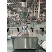 Machine de remplissage automatique de poudre de lait pour emballages en plastique, métal, bois, à commande pneumatique, composants PLC, pour poudres alimentaires et chimiques