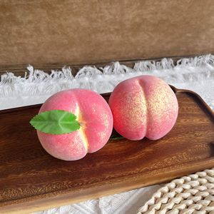<span class=keywords><strong>2025</strong></span> nhân tạo đào sống động như thật màu hồng Nhà bếp trang trí trái cây giả trông thật - Product Image 5