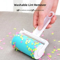 Rouleaux anti-peluches en silicone manuels, lavables et puissants pour vêtements et cheveux, avec brosses à rouleaux – Vente en gros