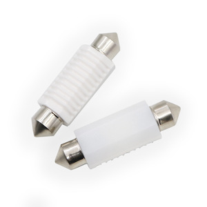Luz de lectura de cerámica para coche, luz de techo de doble punta, 31/36/39/41 mm, luz de matrícula C5W. - Product Image 1