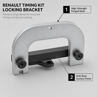 Kit de calage moteur essence pour Renault, outils de remplacement de courroie K4J K4M F4P F4R