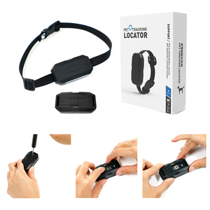 Alarme de localisation en temps réel étanche Dispositif de suivi historique d'étape de santé Geo Fence Collier de chien GPS 4G Pet Tracker - Product Image 5