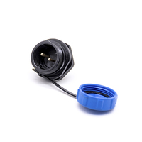 Série de connecteurs WEIPU SP11 SP13 SP17 SP21 SP29, multipolaires 2 broches, étanches IP68, prise de câble