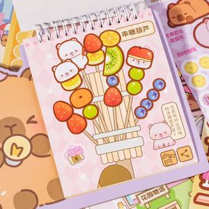 <span class=keywords><strong>ส</strong></span>มุดสติกเกอร์ 28 แผ่นต่อแพ็ค ชุดการ์ตูนผจญภัยคาปิ<span class=keywords><strong>บา</strong></span>รา น่ารัก <span class=keywords><strong>ส</strong></span>ร้าง<span class=keywords><strong>ส</strong></span>รรค์ บรรเทาความเครียด <span class=keywords><strong>ส</strong></span>มุดจิ๊กซอว์ หนัง<span class=keywords><strong>ส</strong></span>ือเงียบๆ - Product Image 3