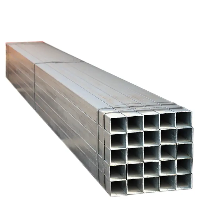 ASTM çin tedarikçisi inşaat malzemesi Ms kare kesitli çelik tüp için 20X20mm çelik galvanizli