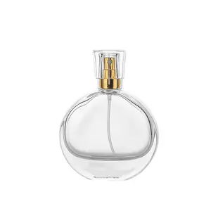 MUB wholesale hot selling 25ml oval refilled screw type empty glass perfume spray bottle with free dispenser tool