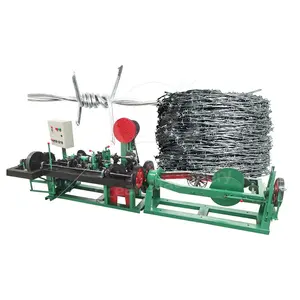 China Manufacturer Single Double Twisted Iron Mesh Fence Razor Barb Wire Welding Machine to Make Barbed Wire