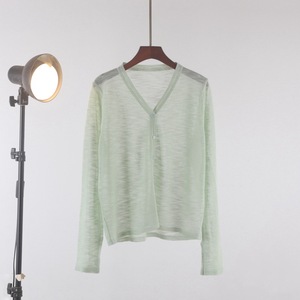 Cardigan d'été pour femmes de style français mince châle de protection solaire transparent solide petite <span class=keywords><strong>cape</strong></span> de couverture chemise de climatisation robe jumelée - Product Image 2
