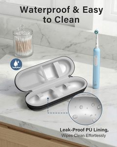 Étui de voyage pour brosse à dents Oral-B/Oral-BPro 1000 1500 5000 <span class=keywords><strong>7000</strong></span> 7500 6000 9600/<span class=keywords><strong>Philips</strong></span> Brosse à dents électrique, étui rigide portable - Product Image 3