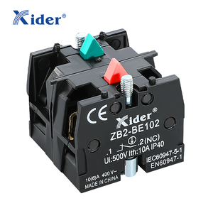 DB2/XB2 Serie de plástico Cabeza de hongo Resorte Retorno Marcado Interruptor de botón pulsador - Product Image 6