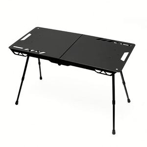 Outdoor Multifunctional Lifting Camping Aluminium Alloy <b>Adjustable</b> Folding <b>Table</b> - Product Image 2
