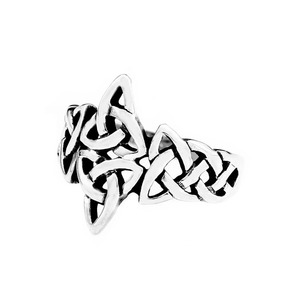 Anillo de nudo celta de acero inoxidable yunnique, joyería unisex para uso diario JZ0044-B - Product Image 5