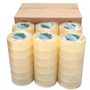 하이 퀄리티 투명 <span class=keywords><strong>BOPP</strong></span> 자체 접착 포장 테이프 플라스틱 판지 밀봉 테이프