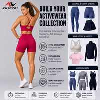 Ensemble de yoga magenta ultra-doux avec logo personnalisé pour femme, soutien-gorge de sport à dos croisé et short cycliste taille haute avec coutures et contrôle du ventre OEM ODM