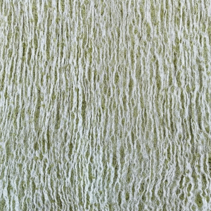 Mezcla de lino y algodón orgánico Tejido de punto Patrón de rayas Tela de cascada para disfraces al aire libre Se puede teñir en cualquier color - Product Image 1