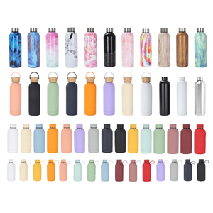 custom logo 500ml <b>hot</b> and cold double wall thermal eco <b>drink</b> tumbler vacuum insulated metal 304 stainless steel water bottle - Product Image 3