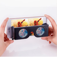 Gafas VR Plegables Ultra Ligeras y Portátiles Vr Fold V1 Lentes 3D de ABS+Acrílico Pantalla Virtual de >80 Pulgadas para Android IOS PC