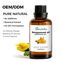 Huile essentielle de pelure de bergamote de qualité thérapeutique - 100% naturelle biologique pressée à froid, arôme frais pour diffuseur