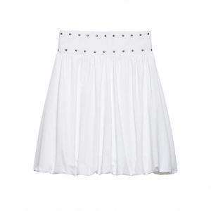 Jupe Mini-Midi Vintage Femme Taille Haute Unie Brodé Tendance Nouvelle Collection ZA 2026 - Product Image 1