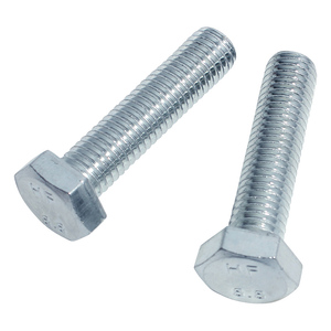 Ốc Vít <span class=keywords><strong>Hex</strong></span> đầu bu lông thép carbon mạ kẽm lớp 8.8 <span class=keywords><strong>Hex</strong></span> bu lông DIN 931 DIN 933 hình lục giác đầu bu lông và <span class=keywords><strong>Hex</strong></span> bu lông - Product Image 5