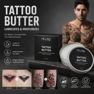 Beurre de karité professionnel, céramide, huile de coco, beurre pour tatouage, avant, pendant et après le processus de tatouage, lubrifiant et baume de soin après tatouage - Product Image 1