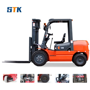 仓库用途ISO CE 3吨5吨7吨实心轮胎侧移式农用柴油叉车出售 - Product Image 4