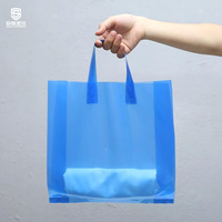 Sacs en plastique personnalisés de 20 couleurs, sac à main en plastique transparent, sac de shopping en plastique, emballage pour vêtements, chaussures, cadeaux