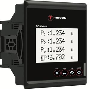 Analizador de Energía Inteligente Tibcon Serie EA, Monitor de Calidad de Energía con RS485 Modbus, Pantalla LCD Gráfica de 128x64, Análisis de Armónicos 31 y 51 - Product Image 1