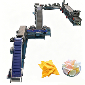 500kg/h 380V Fully Automatic Frying Line Multifunctional Food <b>Fryer</b> Corn Triangles Shrimp Crackers Snack Processing Equipment - Product Image 1
